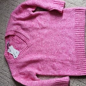 Pink Wool Sweater Zara Medium